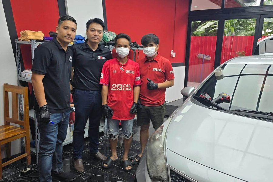 สอนคอร์ส Advance Detailing เวียงจันทน์ สปป.ลาว ที่คลีนิก คาร์ ศาลายา